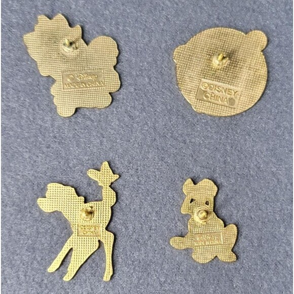 Disney Collector Pins - Dopey in a Soap Bubble, Bambi, Lady and Pluto Pins - Picture 6 of 6